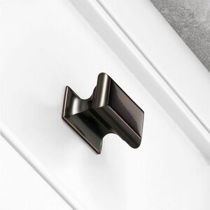 10pc Square Cabinet Knob in Black New